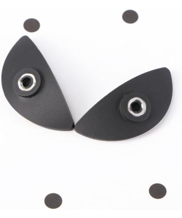 Mipcase 6 Pcs Eye Makeup Make up Kit Eye Shadow Seal Eye Shadow Stamp Crease Tool Die Crystal 5*2.5cm Black - Buy Online on GoSupps.com