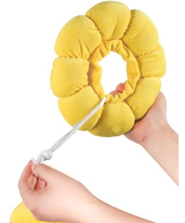 Adjustable Cat Recovery Collar- Dog Cat Collar Cute Cat Donut Collar Neck Cat Cones After Surgery Cone After Surgery Elizabethan Collars for Kitten Dog Pet Yellow S - Buy Online on GoSupps.com