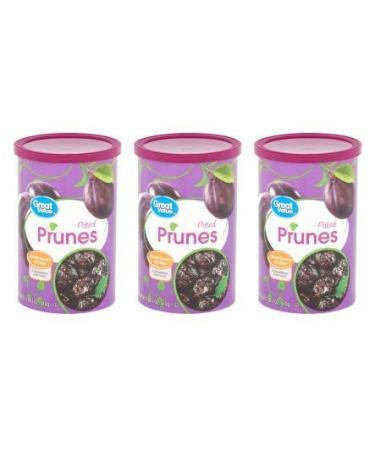 18 Oz Great Value Pitted Dried Prunes (Pack of 3)