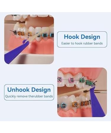 SmileSupplies Dental Teeth Rubber Band Placers for Braces - Disposable Orthodontic Elastic Multi-Color (20 Pcs) - International Shipping Available - Buy Online on GoSupps.com