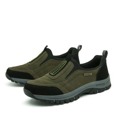 MEIION Hatme Orthopedic Walking Shoes Men's Sports Shoes Breathable Casual Shoes Non-Slip Shoes 43 EU Green