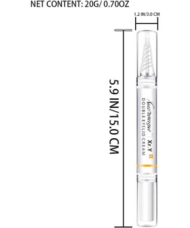 5ML Double Eyelid Glue Cream Long-Acting Invisible Double Eyelid Styling Cream No Stimulation Formula Waterproof Natural Double Eyelid Cream Pen for Women Beauty - Buy Online on GoSupps.com