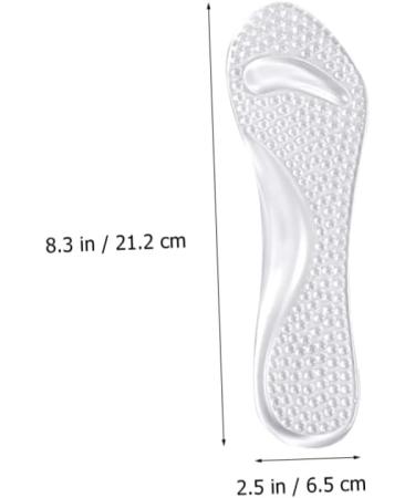 Buy NOLITOY Non-Slip Massage Mat Insoles - 6 Pairs Gel Arch Support Cushions for High Heels | International Shipping - Buy Online on GoSupps.com
