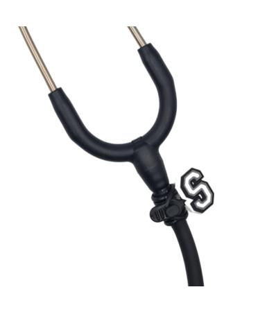 Stethoscope Charms - Personalized White 'S' Letter - Unique Medical Gift for Healthcare Professionals - Buy Online on GoSupps.com