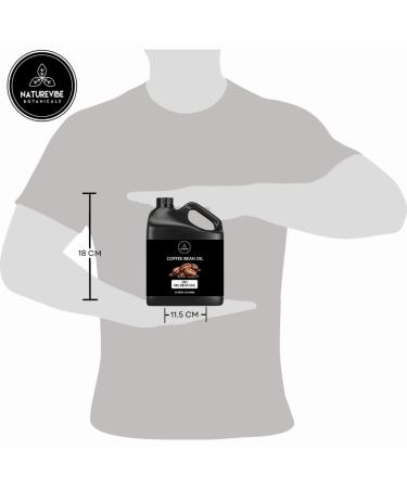 Naturevibe Botanicals Coffee Bean Oil 32 Ounces | 100% Pure and Natural | Great for Skin Care and Hair Care - Buy Online on GoSupps.com