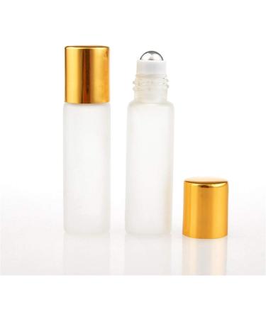 XD eCommerce Glass Roller Bottles for Essential Oils - Gold Trimmed Perfect for International Shipping - Buy Online on GoSupps.com