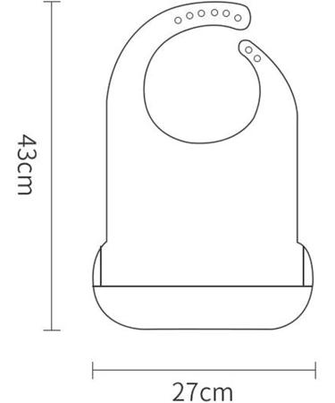 Washable Silicone Bibs for Adults - Waterproof Reusable Apron & Crumb Catchers - Gray Small - Ideal for Seniors - Buy Online on GoSupps.com
