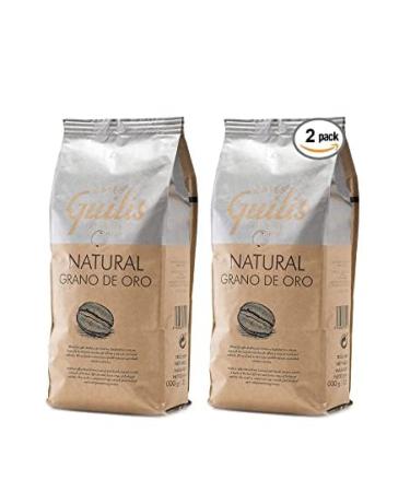 CAFES GUILIS DESDE 1928 AMANTES DEL CAFE Natural coffee in gold beans Wet Polish 1 kg Pack of 2 kg