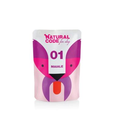 Natural wet food for dogs Line SRL Natural Code for Dogs SASZ.100G 01 Wieprzowina / 20