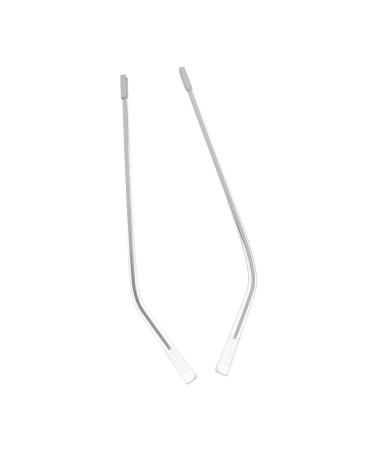 Whamvox glasses 1 pair of glasses legs mirror universal glasses replacement hinge metal glass replacement iron-arm arms of the glasses replacement bars 12.5x0.5x0.3cm silver