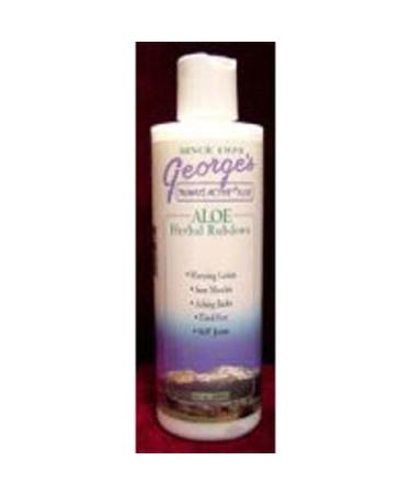 George's Aloe Vera Herbal Rubdown 8 oz (Multi-Pack)