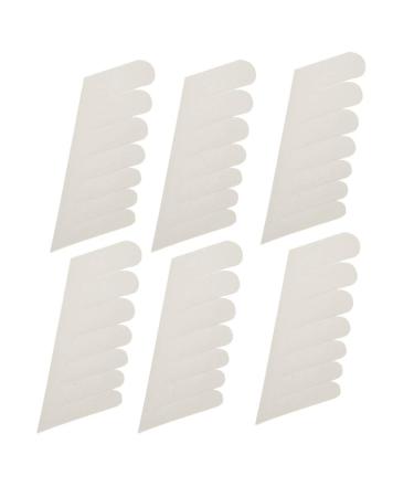 Nail Repair Fiberglass Silk Wrap 6 Pieces Adhesive Reinforce Nail Protector Stickers for UV Gel Nails