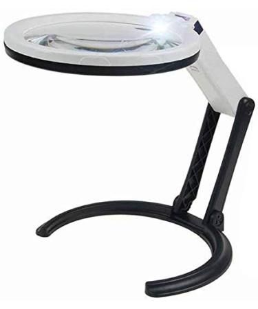 Magnifying Glasses Vision aids Multi-Function Reading HD 10 Times Magnifying Glass LED Game Auxiliary Old Man Stationery Office Supplies 1PCS Better Life