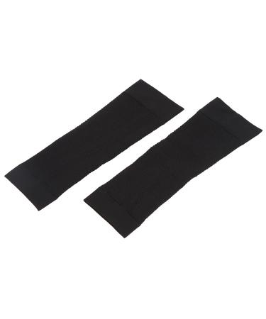 3 Pairs Slim Arm Calf Thinning Elastic Pressure Cuff Wristband Protective Gear Black