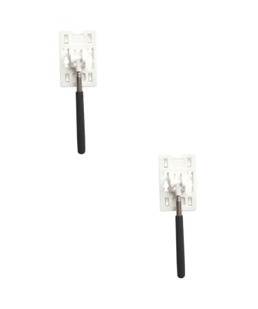 Supvox telescopic pole 2 piece of garage parking indicator toll wiper for parking extendable payment gripper kfz-e auto-e gripper-more grave tool 60x6cmx2pcs whitex2stk
