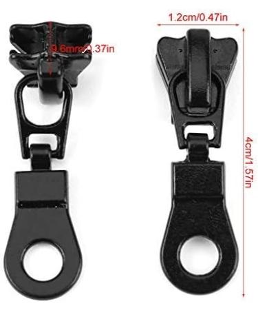 Zipper Slider Kit - 20 Metal Alloy #5 Zipper Sliders for DIY Clothing & Pockets | Fydun Zipper Repair Replacement - Buy Online on GoSupps.com