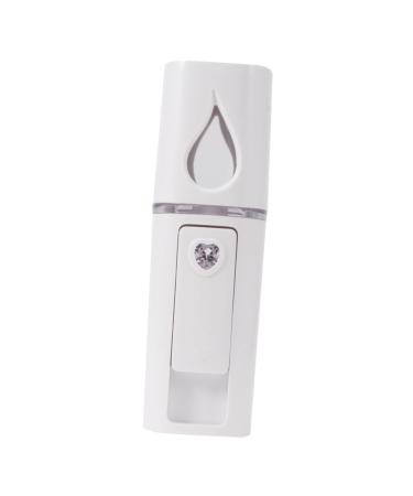 Beavorty 1pc Mini Sprayer Spray with Device Steamer Moisturizing Face Portable Nano Mirrorwhite Handheld 10.5*3cm White