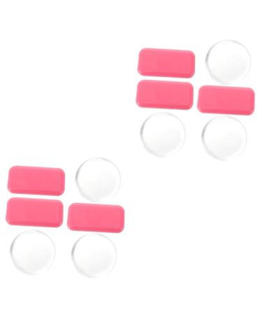 FRCOLOR 12 Pcs Grafting Eyelash Spacer Grafting Gasket Pallet Tools Pallet False Lashes Holder Eyelash Storage Eyelash Extension Supplies Lash Fans Silicone Gasket