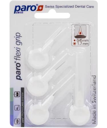 PARO Isola Flexi Grip Interdental Brush 1.7mm White - Premium Oral Care for All - Buy Online on GoSupps.com