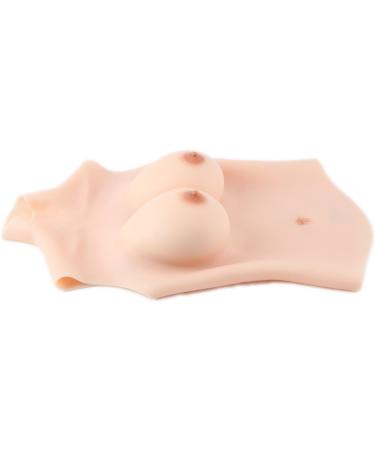 Realistic Silicone Breast Enhancers for Mastectomy | Knobco Soft High Collar Fake Breasts | Perfect for Cosplay & Halloween - 2100g White Skin - Buy Online on GoSupps.com