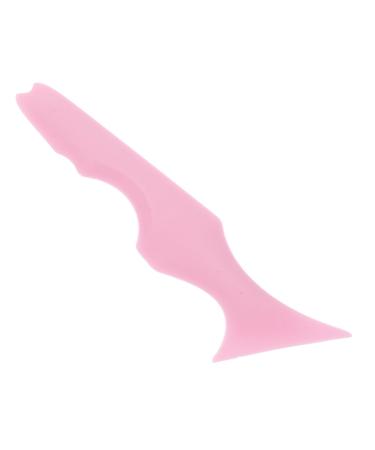 Balacoo 4pcs Silicone Beauty Ruler Makeup Brishes Lip Line Stencil Silicone Eyebrow Aid Wash Bag Travel Girl