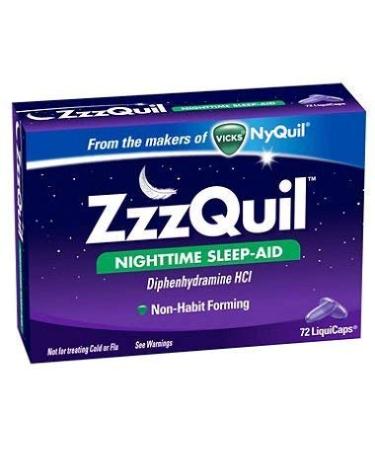 Zzzquil Nighttime Sleep-aid (72 Count (Pack of 2))