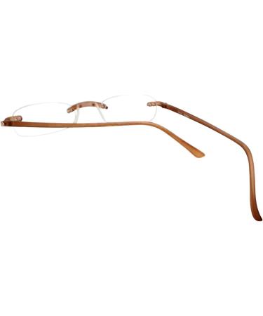 Buy Calabria Flexie Low Profile 714 Reading Glasses & Slim Case - 2.75 Root Beer Brown - International Shipping Available - Buy Online on GoSupps.com