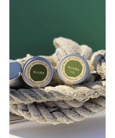 NUURA - Tinted Facial Sunscreen SPF 50 UVA/UVB - Eco-Friendly Certified Organic - Ocean and Reef Respect - Cruelty Free - Eco-Friendly Container 18 g - Buy Online on GoSupps.com