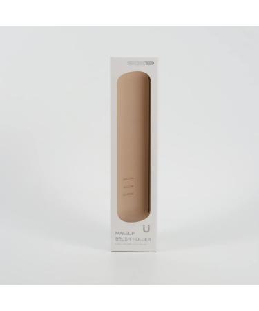 Corneria Large Magnetic Makeup Brush Holder | Travel-Friendly Organizer & Storage Box in Khaki - Buy Online on GoSupps.com
