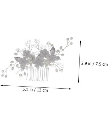 Didiseaon Bridal Headwear Wedding Hair Ornament Rhinestone Hair Comb Hair Accessories Bride Headpiece Wedding Decoration Bridal Hair Comb Crystal Wedding Supplies Bridesmaid Manual - Buy Online on GoSupps.com