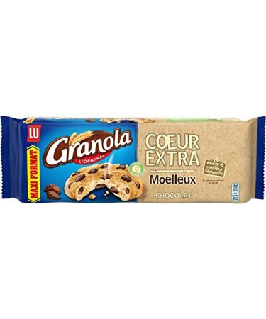 LU GRANOLA - Granola Cookies Coeur Extra Moelleux au Chocolat - Sachet de 312g pour un plaisir 100% gourmand - Le Lot De 3