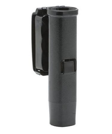 Monadnock Front Draw 21-Inch AutoLock Baton Holder with 360 Degree Swivel Clip-On Plain Black