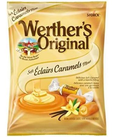 Werther's Soft Caramels Triple Pack - 1 Soft Eclairs 1 Soft Creme 1 Vanilla Eclair (Bundle of 3 items) - Buy Online on GoSupps.com