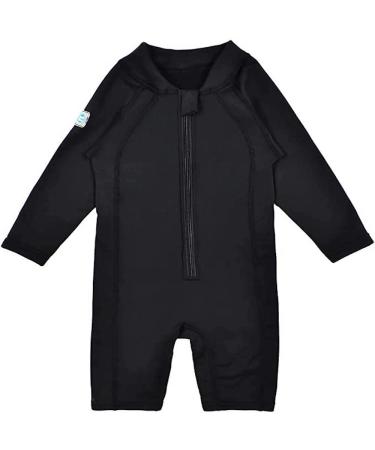 Splash About Unisex Kids Thermaswim One Piece Swimsuit 2-4 Years Black