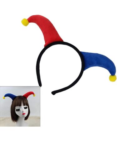 hgnxa Hairbands Festive Photo Booth Props Jester Clown Horn Headbands Party Headpiece Fun Headbands for Music Festivals Black Red - Buy Online on GoSupps.com
