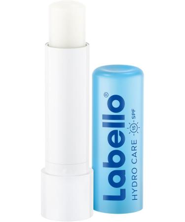 Labello Hydro Care Lip Balm SPF 15 - Moisturizing Mineral Oil-Free Shea Butter & Natural Oils for 24h Hydration (5.5 ml) - Buy Online on GoSupps.com