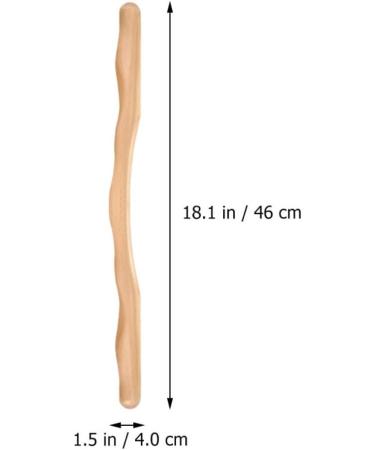 Minkissy 5 Rollstab Wood Back Massage Tool | Full Body Manual Massager | Best Household Relaxation Device for Belly & Back Care - Buy Online on GoSupps.com