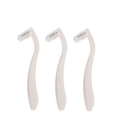 Mikinona 3st razor apparatus the Professional Expert Face Hair Remover Armhaarrasier Tools Women Razor Arm-Beiner-Harrasier Backhaarrasier Mini Miss White