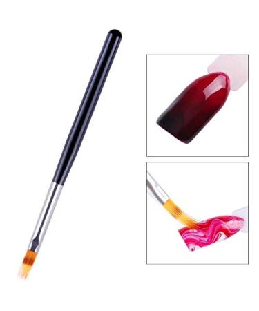 Ombre Brush Set - Black & White Gradient Fringe & Baby Boomer Brushes for Perfect Blending | International Shipping Available - Buy Online on GoSupps.com