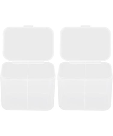 Premium 2-Piece Makeup Case & Cosmetic Cotton Holder Set | Versatile Tubular Round Pads & Storage for Bathroom | International Shipping - Buy Online on GoSupps.com