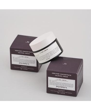 JAUNKYEOL HERITAGE CONCENTRATE CALMING CREAM 1.69 Fl Oz (50ml) Vegan Korean Skincare for Sensitive Skin Natural Ingredients Improves Skin Barrier and Hydrates - Buy Online on GoSupps.com