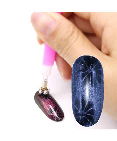 Buy SILPECWEE 6Pcs Cat Eye Magnetic Nail Design Kit - Innovative Nail Art Tools for Manicure & Accessories - Buy Online on GoSupps.com