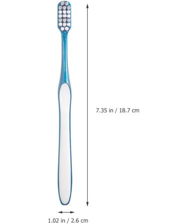 Minkissy 4pcs Men's Travel Toothbrush Set | Big Head & Small Size | Perfect for Camping & Daily Use - Buy Online on GoSupps.com