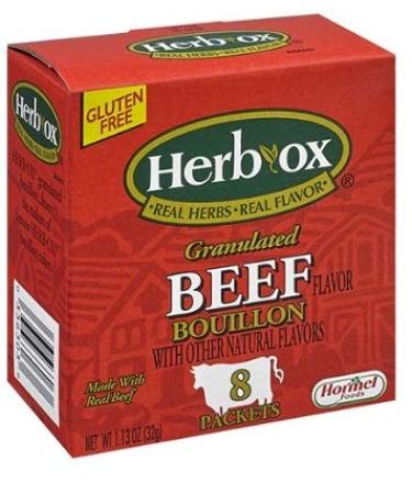 Herb-Ox Bouillon Variety Pack - Chicken, Beef, Sodium-Free Options - 8ct Boxes (Pack of 4) with Basting Brush - Buy Online on GoSupps.com