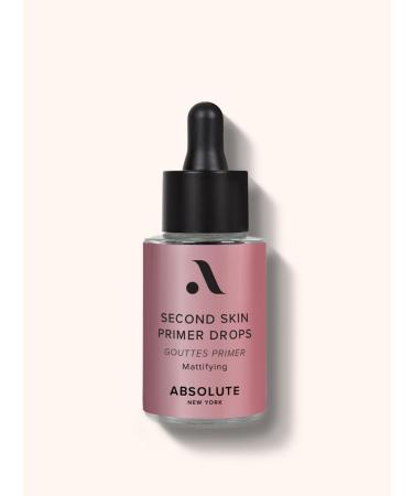 Absolute New York Mattifying Second Skin Primer Drops Lightweight Makeup Primer for Flawless Complexion Hydrating Formula Pore Minimizing Ideal for All Skin Types
