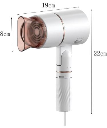 Professional Hair Dryer 1000W Desktop Hair Dryer Three-Speed Foldable Negative ion Standing Lazy Hair Dryer Portable Hairdryer with Concentrator Small Gift - Buy Online on GoSupps.com