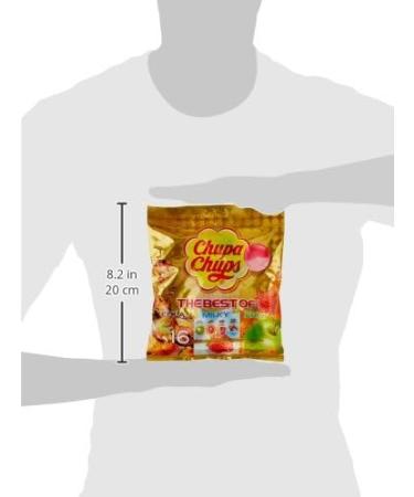  Chupa Chups CHUPA CHUPS Lollipops The Best Of Dummies Cola Milky and Fruit 192 g - Buy Online on GoSupps.com