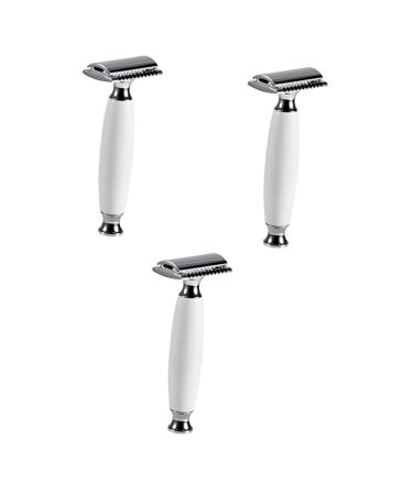 Frcolor 3st open butterfly razor Hand razor men's razor manual razor men razor double safety razor men shave shaving man double blade