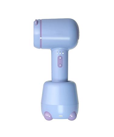 Cordless Hair Dryer Low-Heat USB Rechargeable Blow Dryer Professional Hair Blow Dryers w/3 Heat Settings for Women/s/Kids Ourdoor Camping Beaches Blue