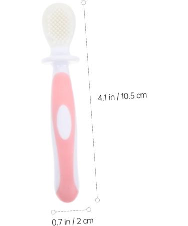 Buy SOLUSTRE Silicone Toothbrush Cleaning Brush Set for Kids - Pink Baby Brush (2 Sets) - Buy Online on GoSupps.com